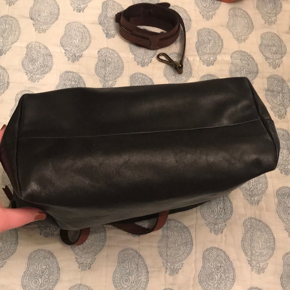 NWT Madewell transport satchel in true black - Picture 7 of 8
